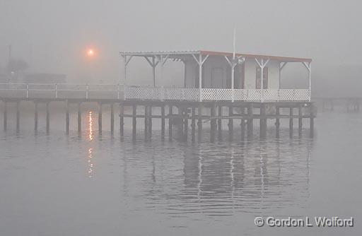 Fishing Pier In Fog_31837.jpg - Powderhorn Lake photographed along the Gulf coast near Port Lavaca, Texas, USA.